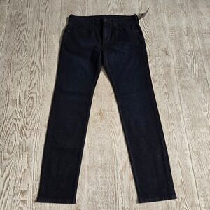 NWT True Classic Slim Fit Jeans Dark Wash Indigo Denim 33x34